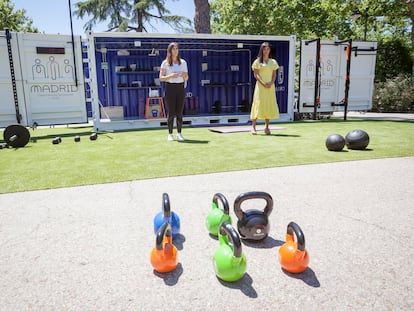 Proyecto Cubo Gym, en Madrid.