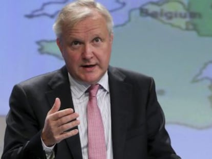 El vicepresidente de la Comisión Europea, Olli Rehn