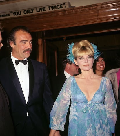 Sean Connery y Diane Cilento en una imagen de archivo.