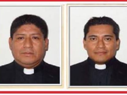 Imagen de los sacerdotes asesinados en Poza Rica