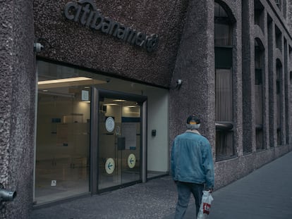 Una sucursal de Citibanamex en Ciudad de México.