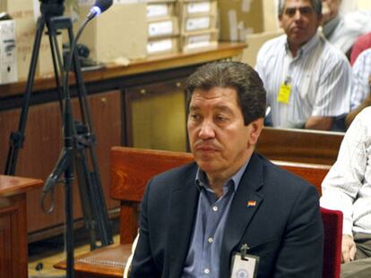José Antonio Barroso, ayer, en el juicio en la Audiencia Nacional.