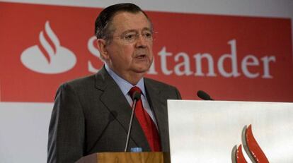 El consejero delegado de Santander, Alfredo Sáenz.