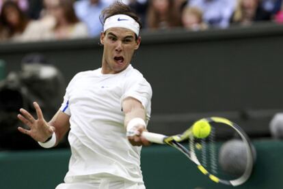 Nadal, durante el duelo ante el estadounidense Sweeting.