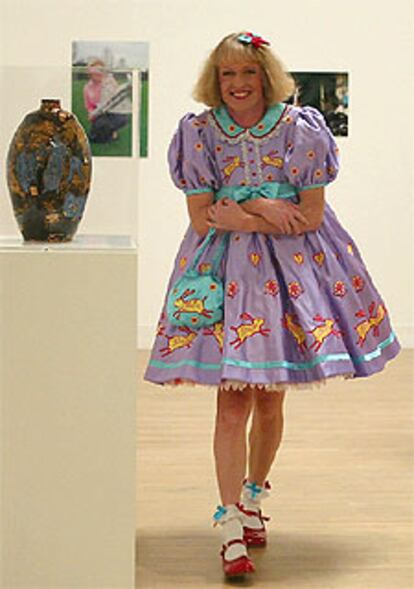 Grayson Perry, anoche en la Tate Britain.