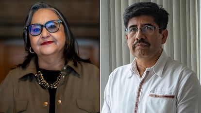 Norma Piña e Hugo Aguilar.