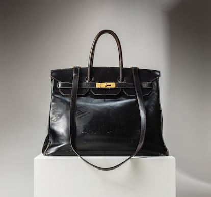El primer bolso Birkin de Hermès que saldrá a subasta el próximo 10 de julio en París.