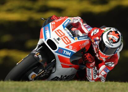 Jorge Lorenzo, en una jornada de pruebas en Phillip Island.