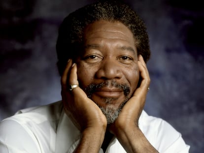 Morgan Freeman, retratado en 1990.