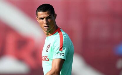 Cristiano Ronaldo, con Portugal.