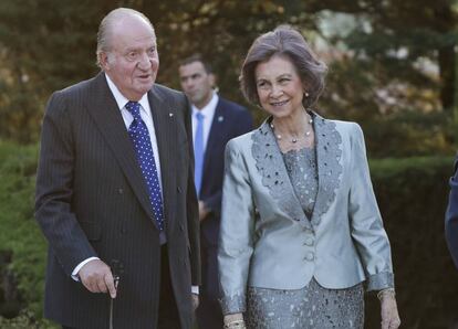 Los Reyes eméritos, el pasado 14 de julio.
