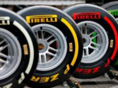 Neumáticos de Pirelli. EFE/Archivo