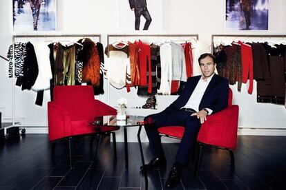 Karl-Johan Persson, director ejecutivo de H&amp;M, en sus oficinas de Barcelona.