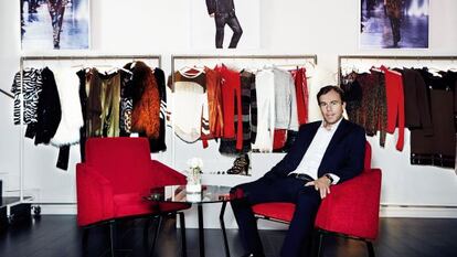 Karl-Johan Persson, director ejecutivo de H&amp;M, en sus oficinas de Barcelona.