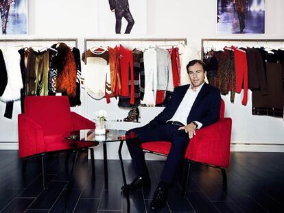 Karl-Johan Persson, director ejecutivo de H&amp;M, en sus oficinas de Barcelona.