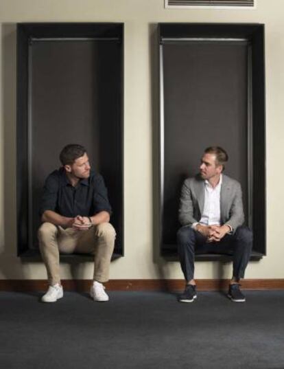Xabi Alonso y Philipp Lahm.