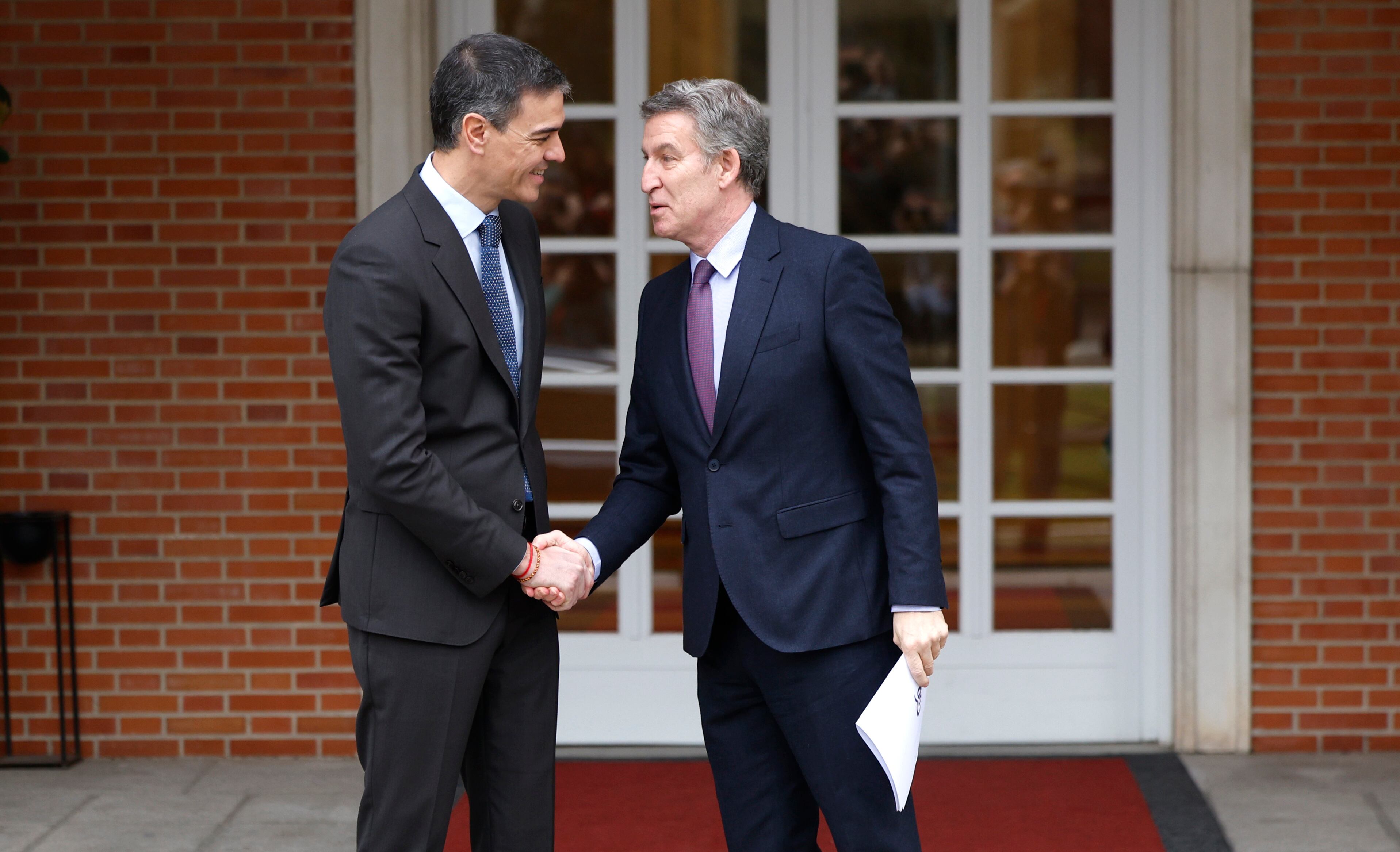 Feijóo llega La Moncloa