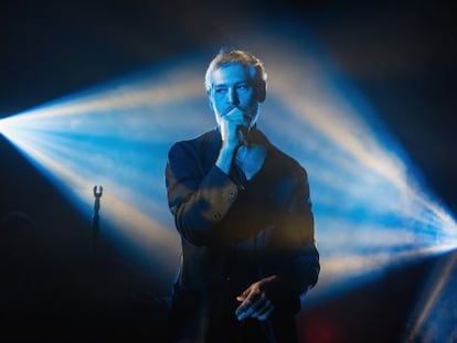 US singer Matisyahu during a concert in Seattle.