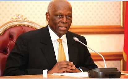 Eduardo dos Santos, presidente de Angola desde hace 37 años.