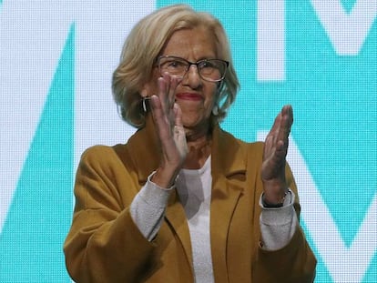 Manuela Carmena, ganadora de las municipales en Madrid