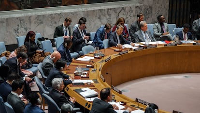 United Nations Security Council meeting in New York