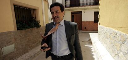 El alcalde de Vall d' Alba, Francisco Martínez.