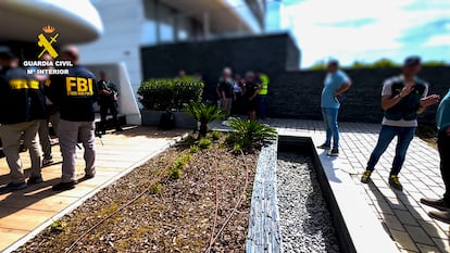Imagen de la detención, en Estepona, de hace un año.