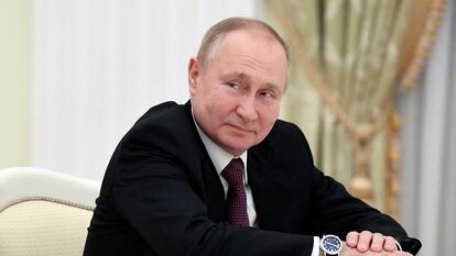 El presidente ruso, Vladímir Putin, en Moscú (Rusia), el 19 de enero.
