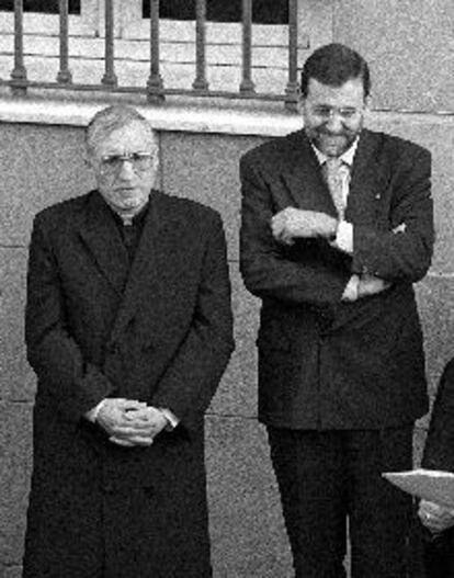 El cardenal Rouco y el vicepresidente Mariano Rajoy.