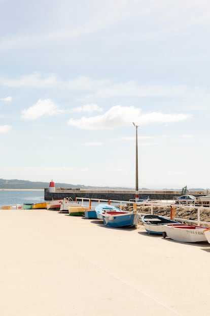 Puerto de Corrubedo el pasado mes de septiembre.