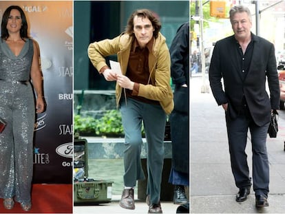 Rosa López, Joaquin Phoenix y Alec Baldwin.