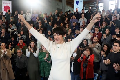 La portavoz nacional del BNG, Ana Pontón, durante su proclamación como candidata a la presidencia de la Xunta hace dos semanas.