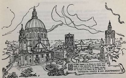 La cúpula diseñada por Vicente Traver para dejar pequeñas a las del Vaticano o la mismísima Santa Maria dei Fiore de Florencia.