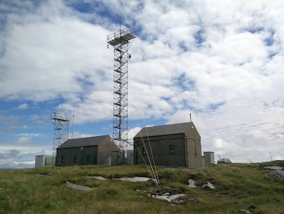 Estación de Mace Head, en Irlanda, una de las bases de vigilancia atmosférica de la red mundial AGAGE.