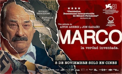 Cartel promocional de la película 'Marco', en cines el 8 de noviembre.