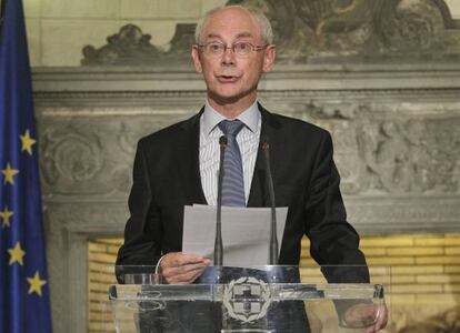 El presidente del Consejo Europeo, Herman Van Rompuy. 
