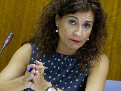 La consejera de Hacienda, María Jesús Montero, este viernes.