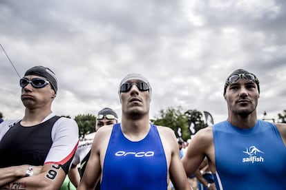 Campeonato europeo de Ironman en Frankfurt, Alemania.