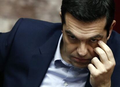 El primer ministro griego, Alexis Tsipras, en Atenas.