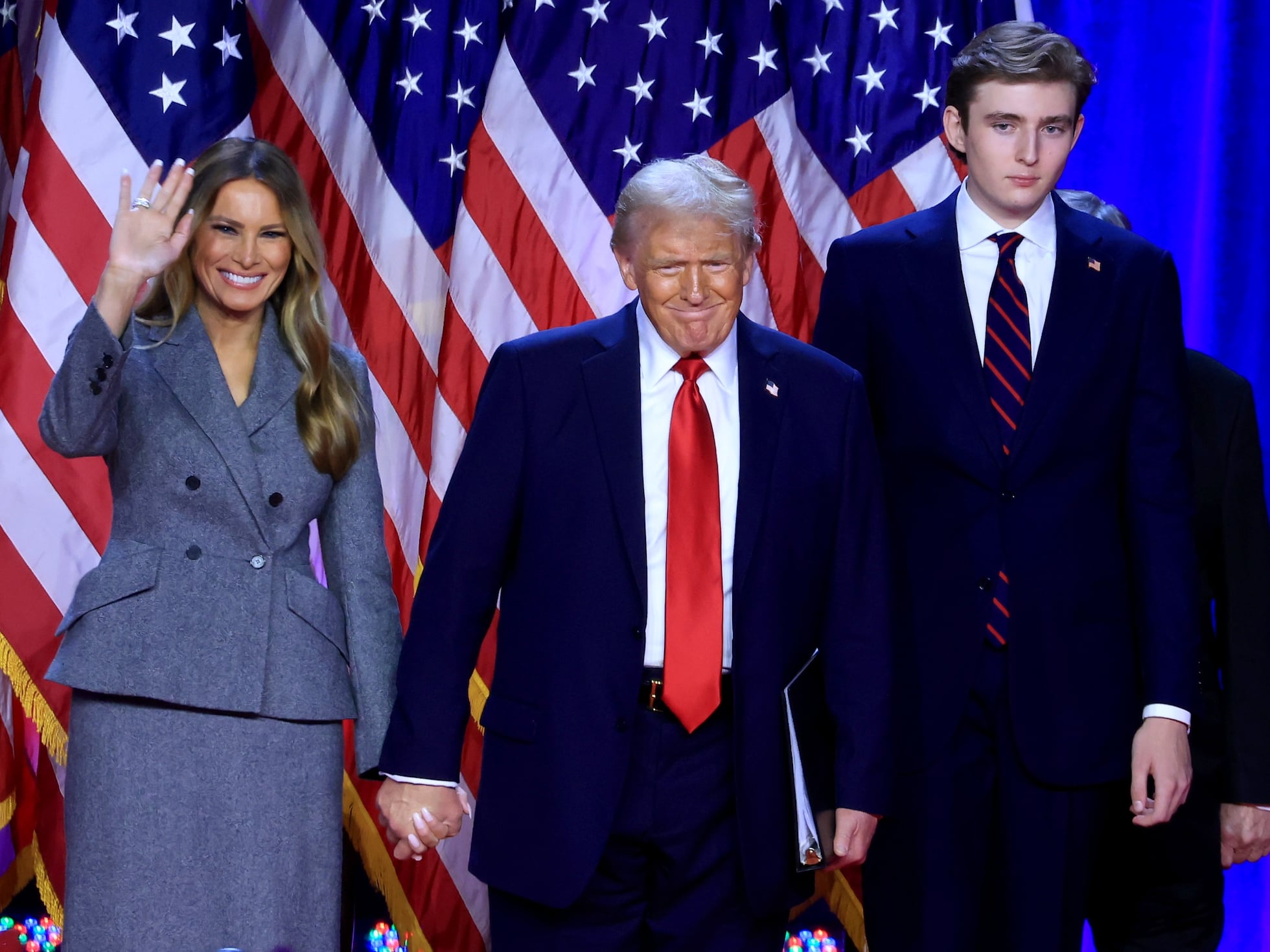 Donald Trump y su familia previo a su último mandato como presidente de Estados Unidos | Foto: CNN Donald Trump y su familia previo a su último mandato como presidente de Estados Unidos | Foto: CNN