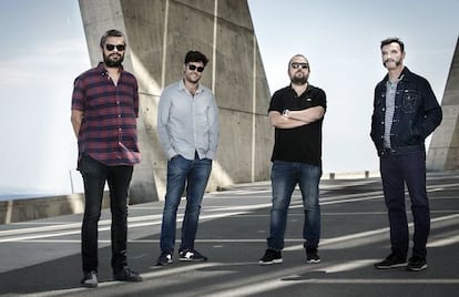 En la imatge Pablo, Alfonso, Gabi y Alberto, directors de el Primavera Sound.