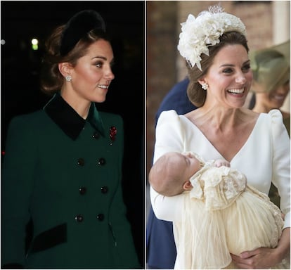 Kate Middleton ya sabía desde el año pasado que este accesorio es un acierto. La duquesa de Cambridge ha acudido a varios actos adornando su pelo con todo tipo de diademas anchas, como en el bautizo de su tercer hijo, el príncipe Luis, donde escogió un diseño de Jane Taylor, o en los actos del centenario del armisticio de la Primera Guerra Mundial, donde optó por una diadema de terciopelo negra.