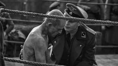 Ben Foster, como el boxeador protagonista de 'El superviviente de Auschwitz'.