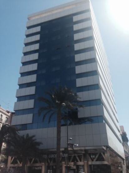 El hotel Lucentum de Alicante.