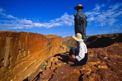 Paisaje rocoso de King's Canyon, en el Northern Territory (el Territorio del Norte) de Australia.