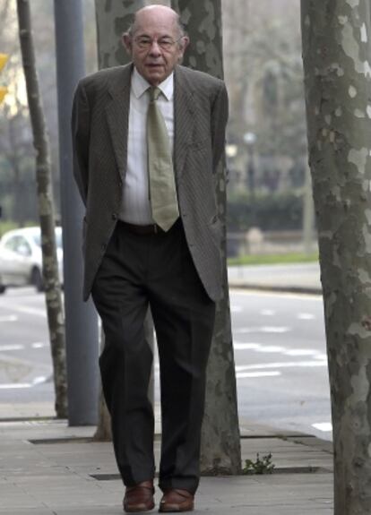 Fèlix Millet, el lunes a su llegada a los juzgados.