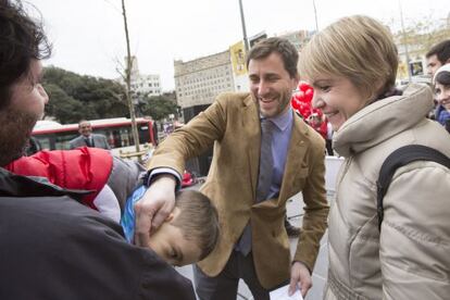 El nuevo consejero de Salud, Toni Comin, en la presentaci&oacute;n de la Marat&oacute;n de Donaci&oacute;n de Sangre, su primer acto oficial al frente del Departamento