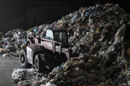 El centro de incineración de basura de Valdemingómez (Madrid).