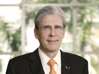 El doctor Julio Frenk es presidente de la Universidad de Miami desde 2015. En enero de 2025 se convertirá en rector del prestigioso sistema de la Universidad de California.