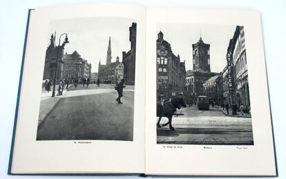 Fotolibro 'Berlín', de Mario Bucovich, que se muestra en la exposición 'Sospechosos. Flâneur en Berlín'.